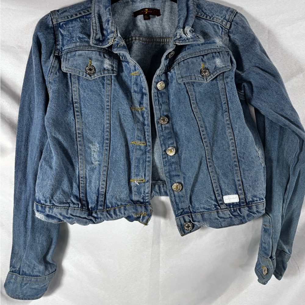 7‎ For All Mankind Classic Blue Jean Jacket